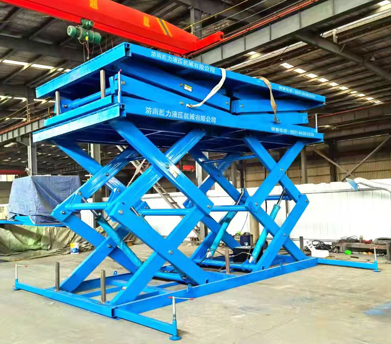 2臺固定剪叉式升降平臺調(diào)試完畢！